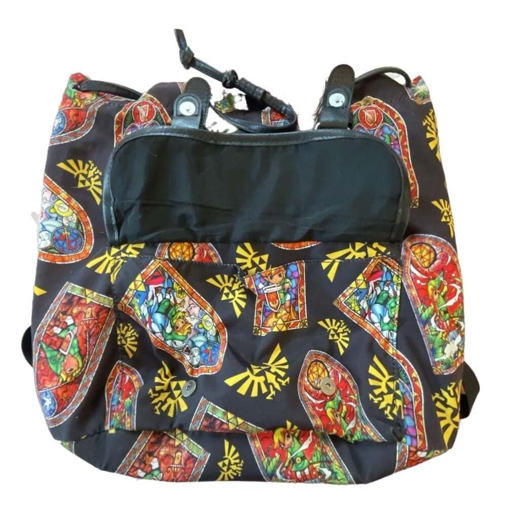 The Legend of Zelda: The Wind Waker Stained Glass Slouch Gamer Backpack - Picture 6 of 8